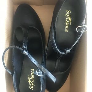So Danca, 3 inch T-Strap Character Dance Shoe